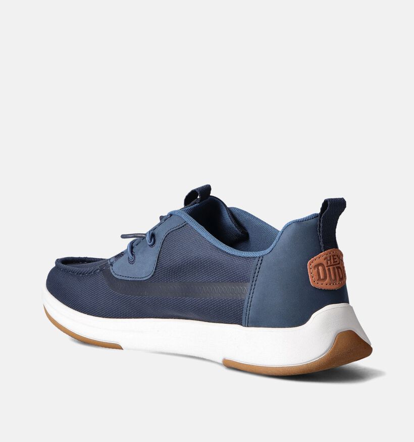 HEYDUDE Wally Drift Mesh Chaussures à enfiler en Bleu pour hommes (353486) - pour semelles orthopédiques