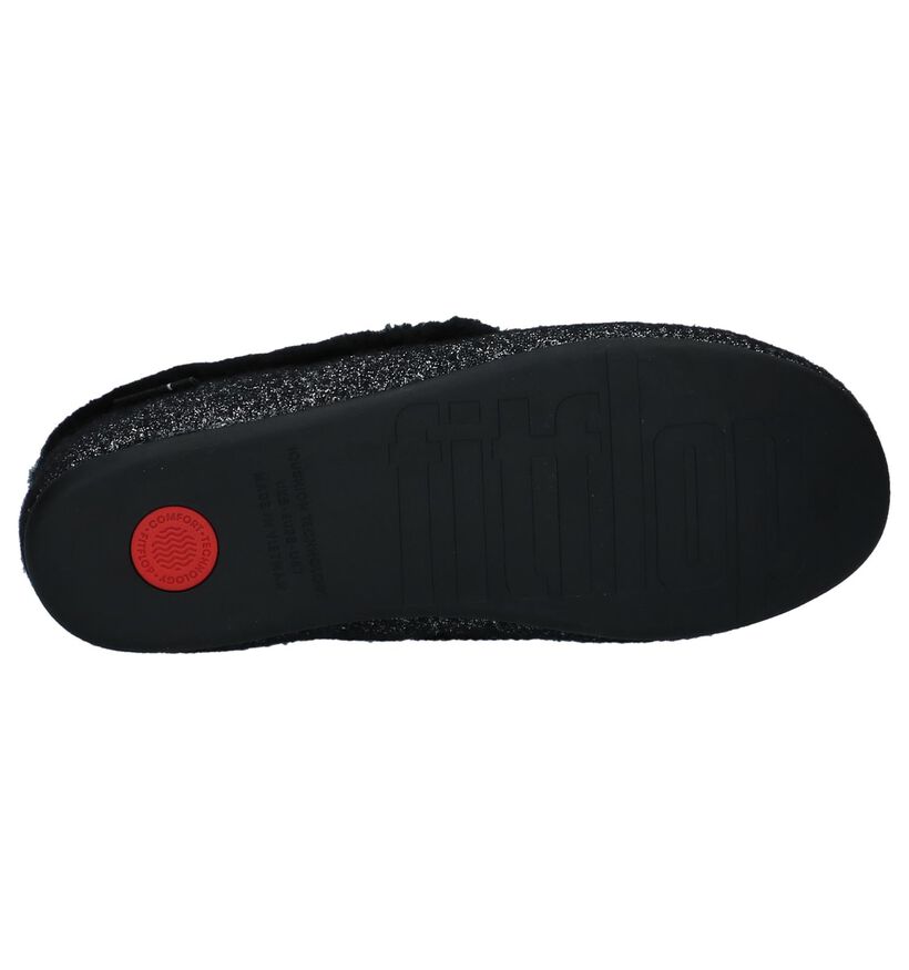 FitFlop Pantoufles fermées en Noir en textile (225583)