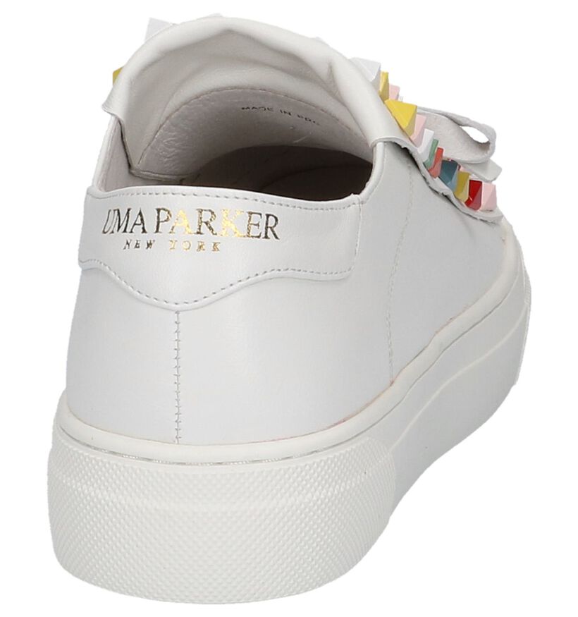 Uma Parker Chaussures slip-on en Blanc en cuir (218872)