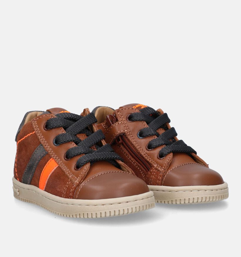 STONES and BONES Nepo Cognac Babyschoenen voor jongens (329444) - geschikt voor steunzolen