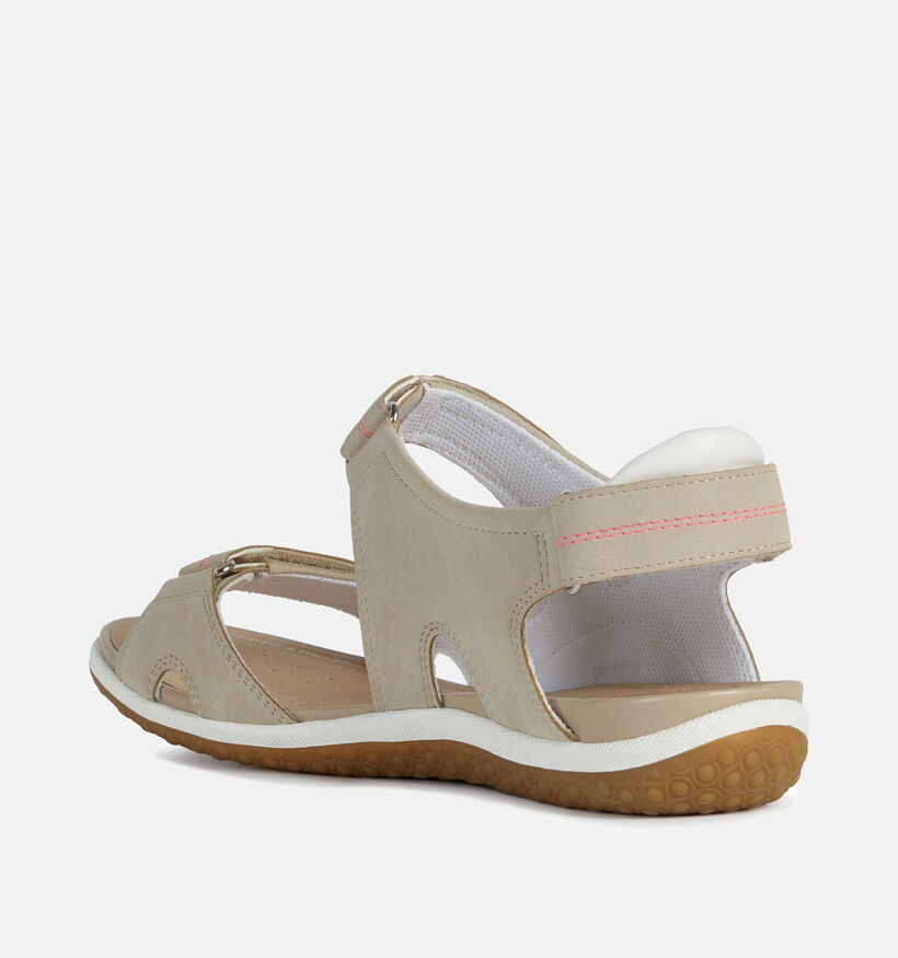 Geox Vega Taupe Sandalen voor dames (353765)