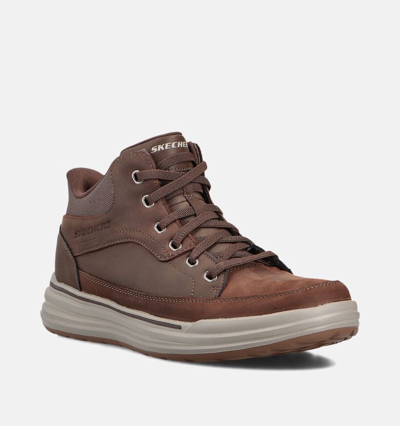 Skechers Sterling Rogan Bruine Veterboots voor heren (362175)