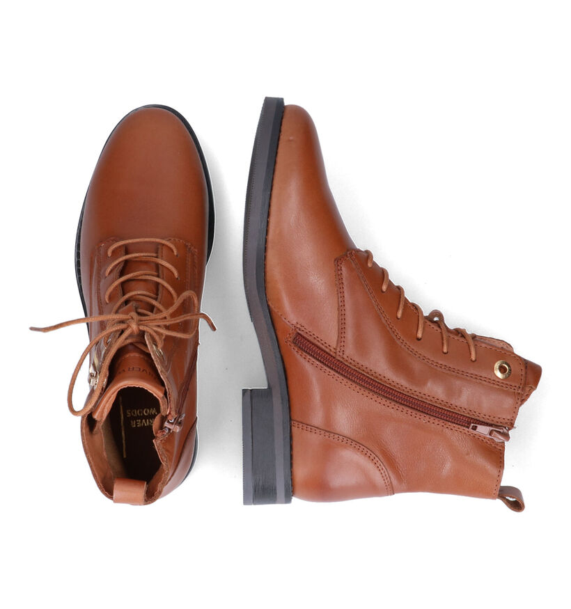 River Woods Gladys Zwarte Bottines voor dames (316099)