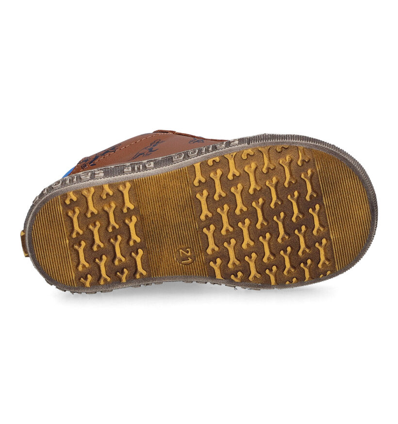 STONES and BONES Misc Chaussures hautes en Cognac pour garçons (313829) - pour semelles orthopédiques