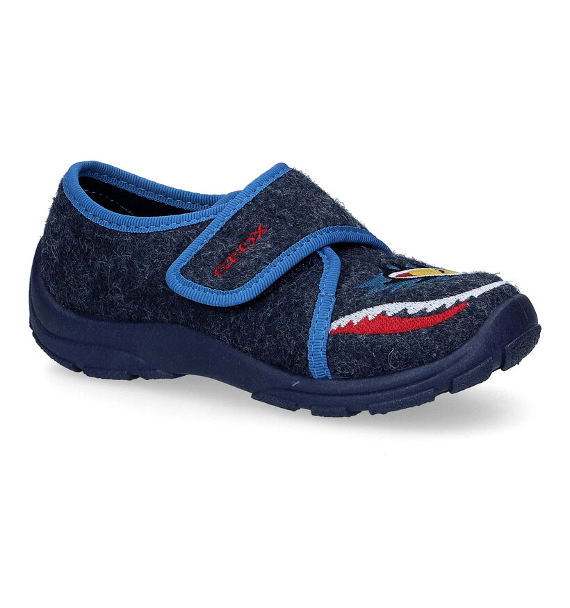 Geox Nymel Blauwe Pantoffels voor jongens (313610)