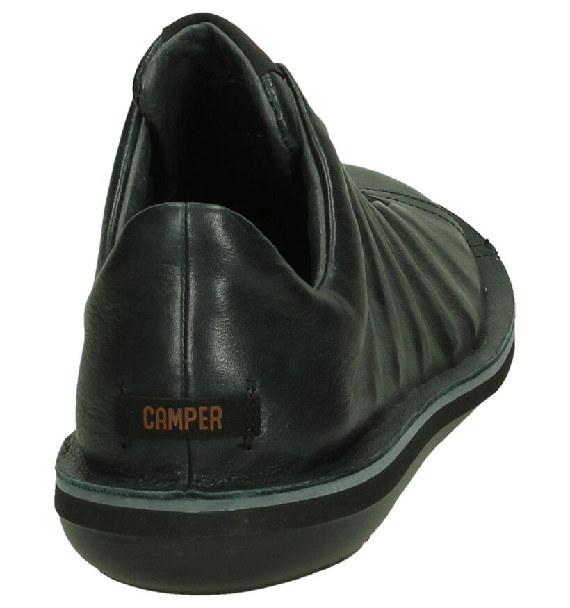 Camper Chaussures slip-on en Noir en cuir (184578)