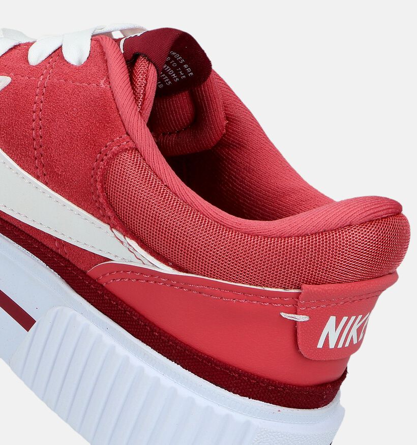 Nike Court Legacy Lift Baskets en Rouge pour femmes (334882)