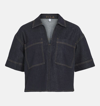 Blouse blauw