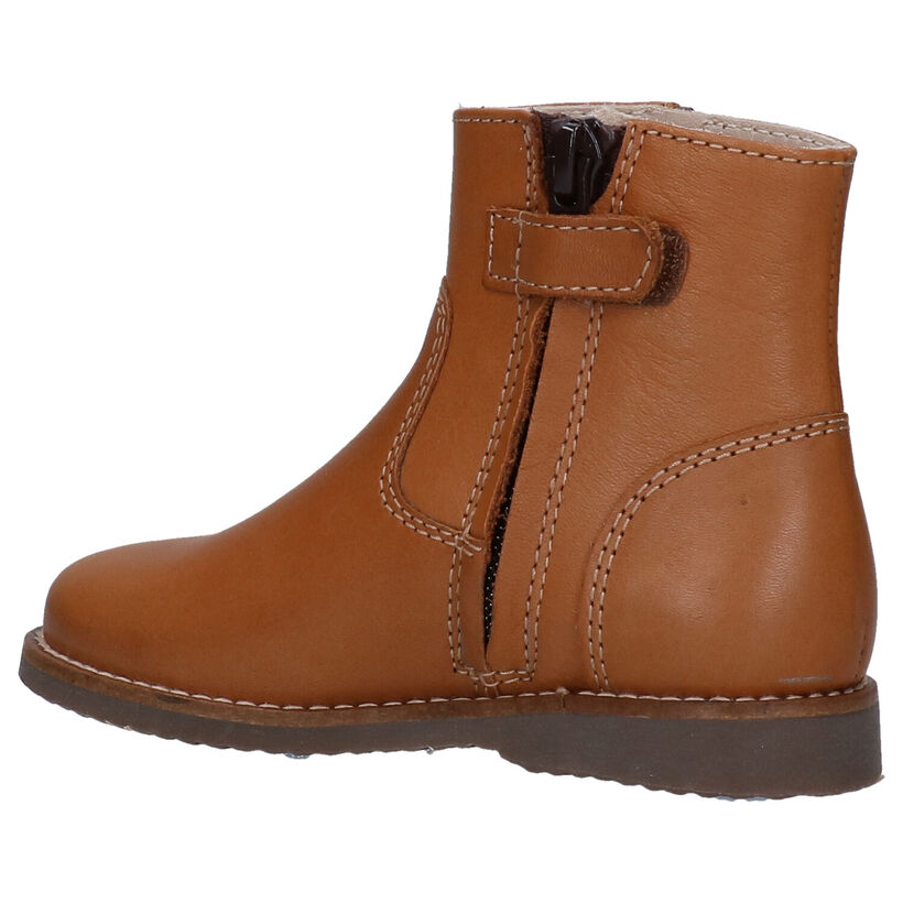 Beberlis Bottes courtes en Cognac en cuir (281113)