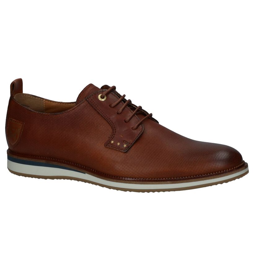 Pantofola d'Oro Fiuggi Low Chaussures habillées en Cognac en cuir (257415)