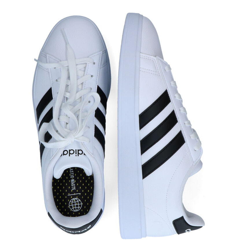 adidas Grand Court 2.0 Zwarte Sneakers voor heren (326772) - geschikt voor steunzolen