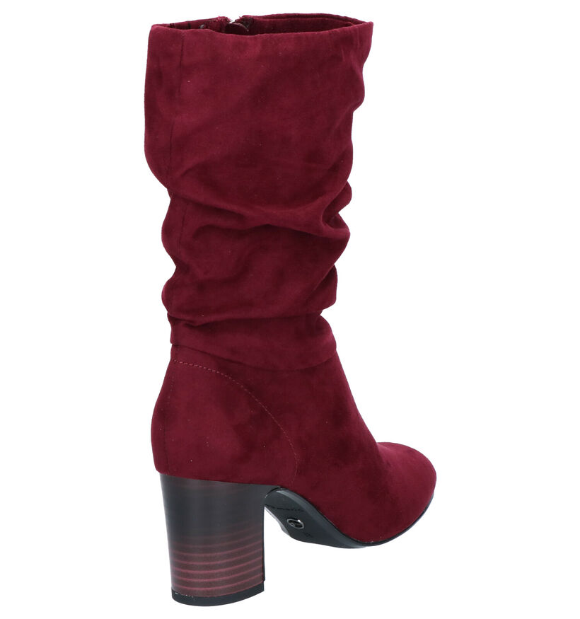 Tamaris TOUCH it Bottes en Bordeaux en textile (257065)