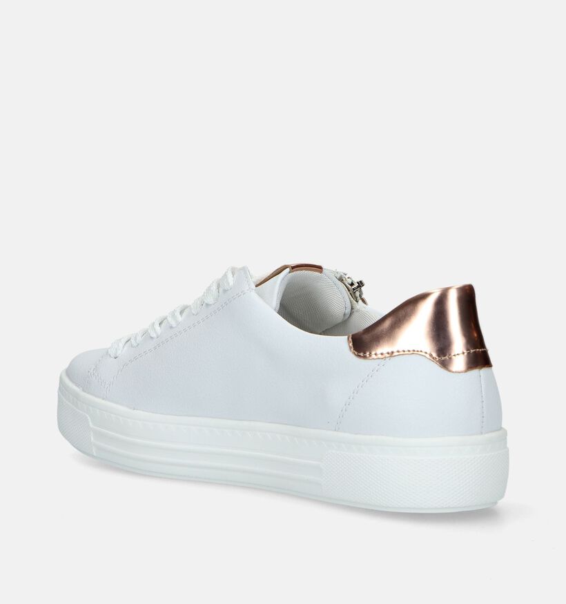 Remonte Witte Sneakers voor dames (335533) - geschikt voor steunzolen