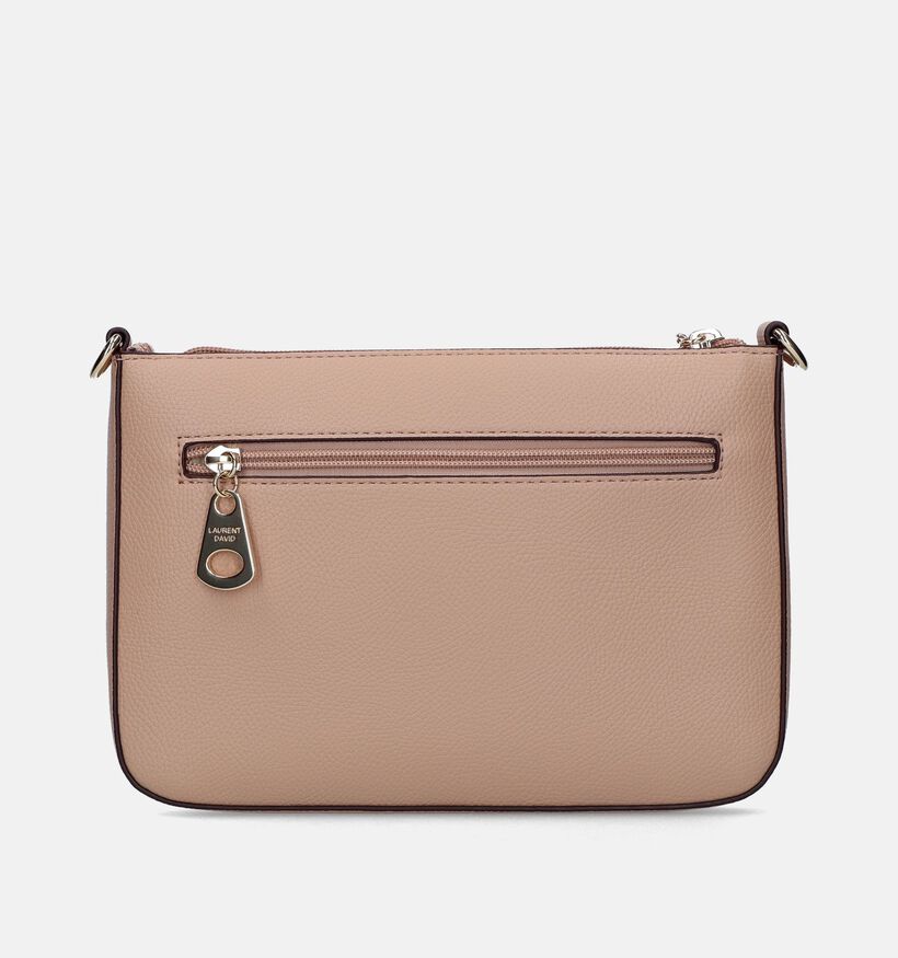 Laurent David Nos 006 Sac porté croisé en Beige pour femmes (337082)