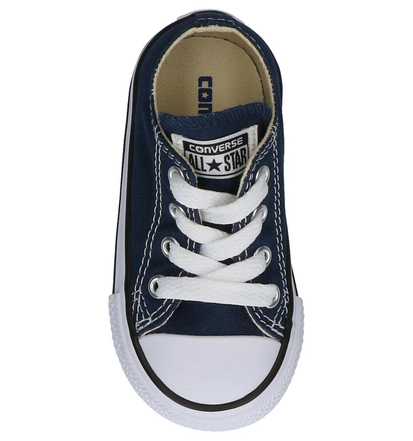 Converse Chuck Taylor All Star OX Baskets en Bleu en textile (266024)