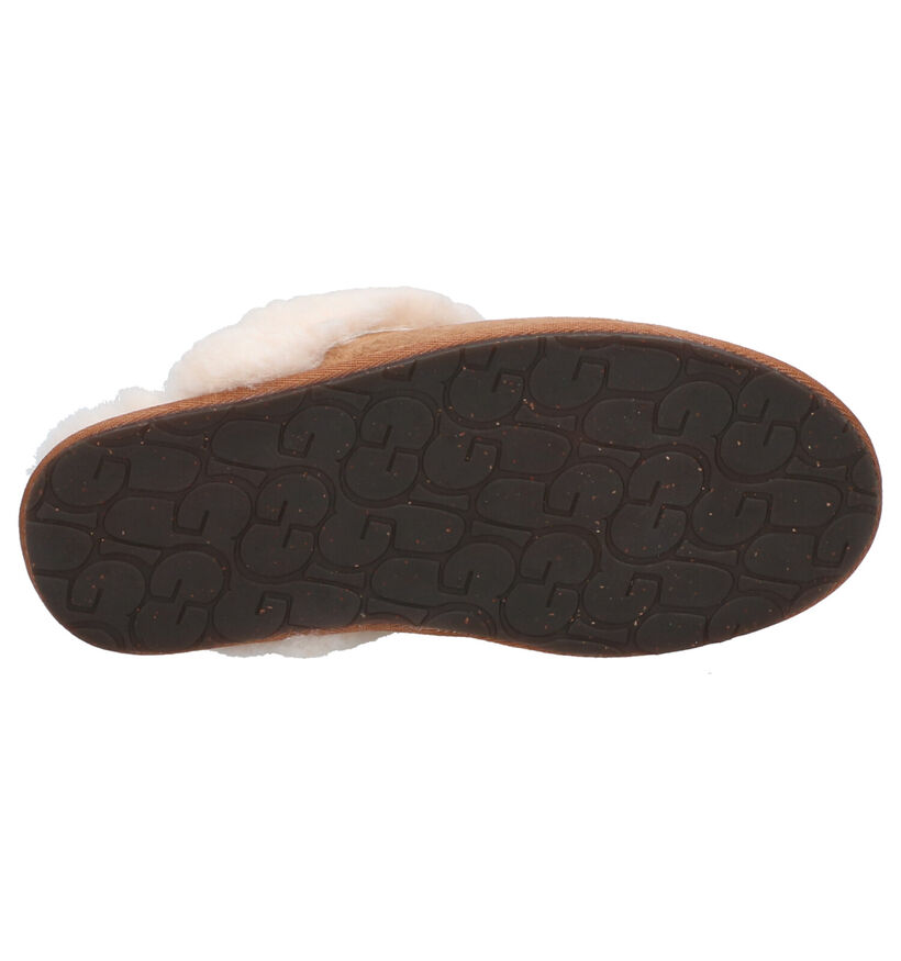 UGG Scuffette II Pantoufles en Cognac en daim (253714)