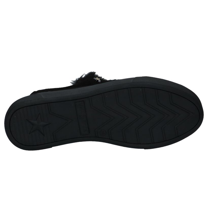 Uma Parker Baskets slip-on en Noir en textile (230531)