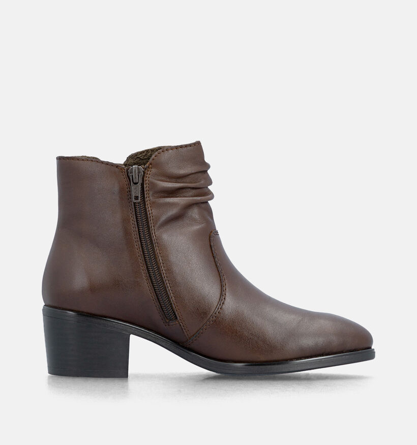 Rieker Bottines en Brun fonc&eacute; pour femmes (377934)
