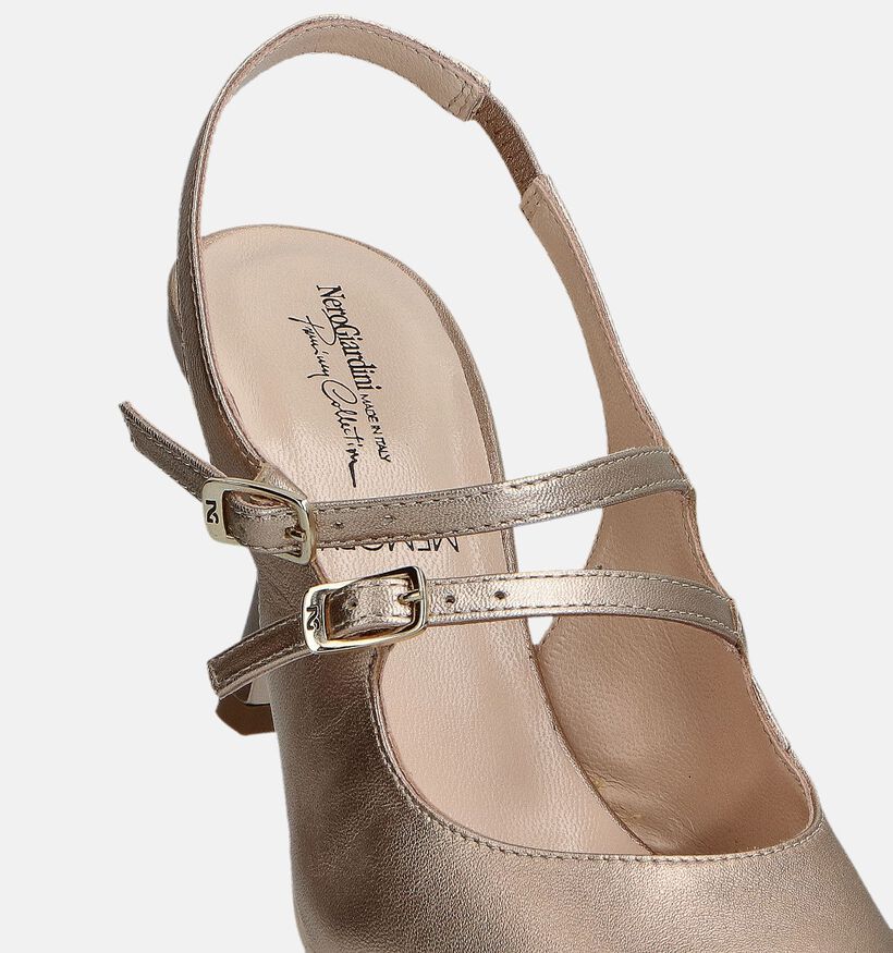NeroGiardini Gouden Slingback Pumps voor dames (370761)