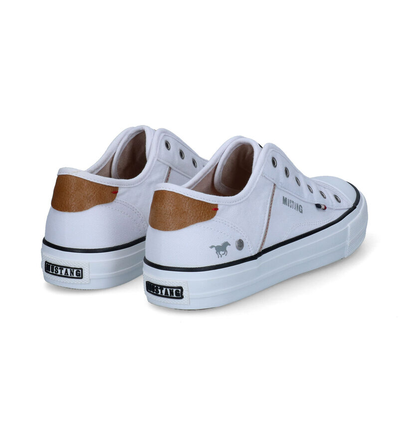 Mustang Witte Sneakers voor dames (303680)