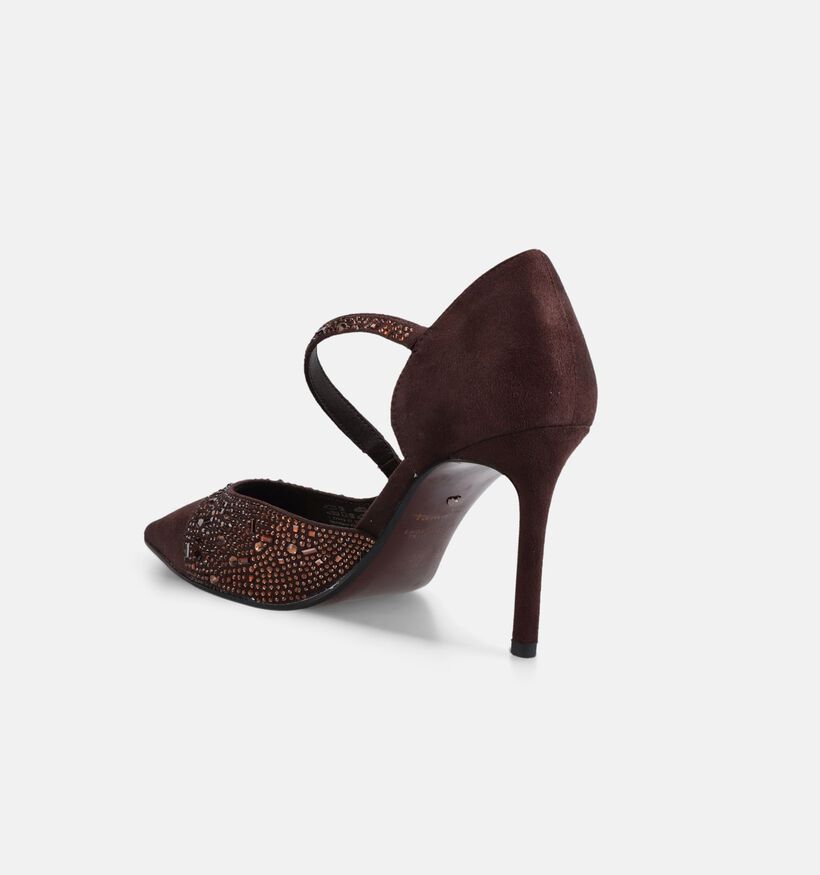 Tamaris Escarpins en Marron fonc&eacute; pour femmes (376645)