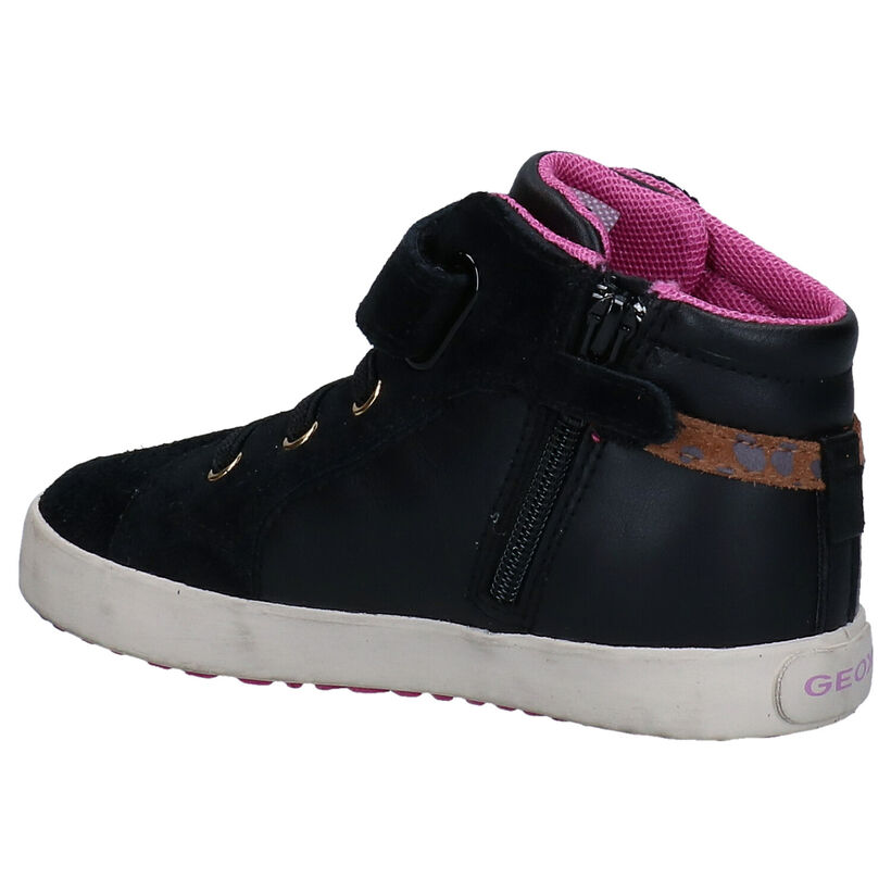 Geox Kilwi Chaussures hautes en Noir en daim (278294)