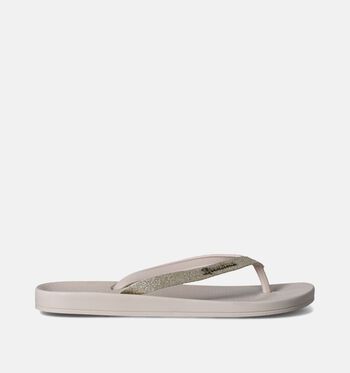 Teenslippers beige