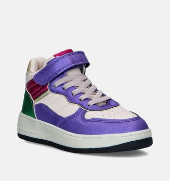 CEMI Baskets Blanc/Violet/Bleu/Rose