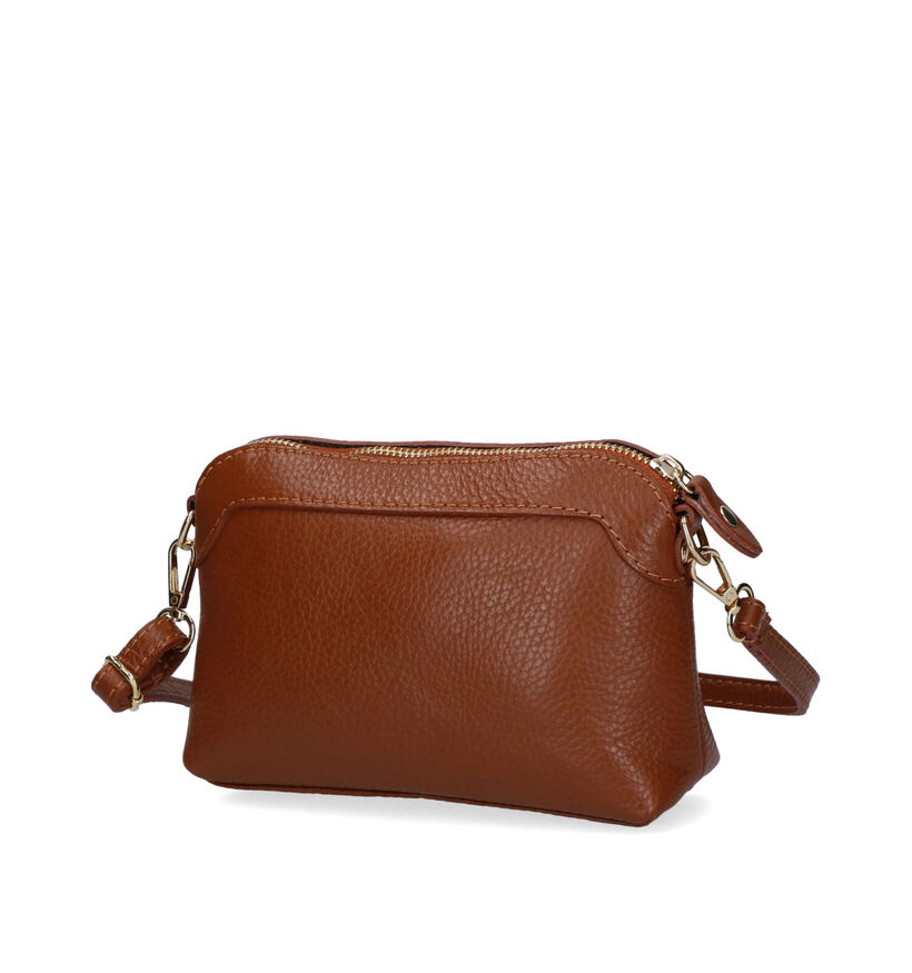 Dolce C. Groene Crossbody Tas in leer (324228)