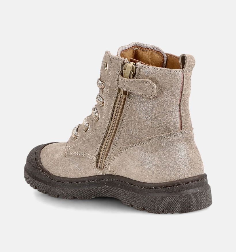 STONES and BONES Palit Boots &agrave; lacets en Or pour filles (378242) - pour semelles orthop&eacute;diques