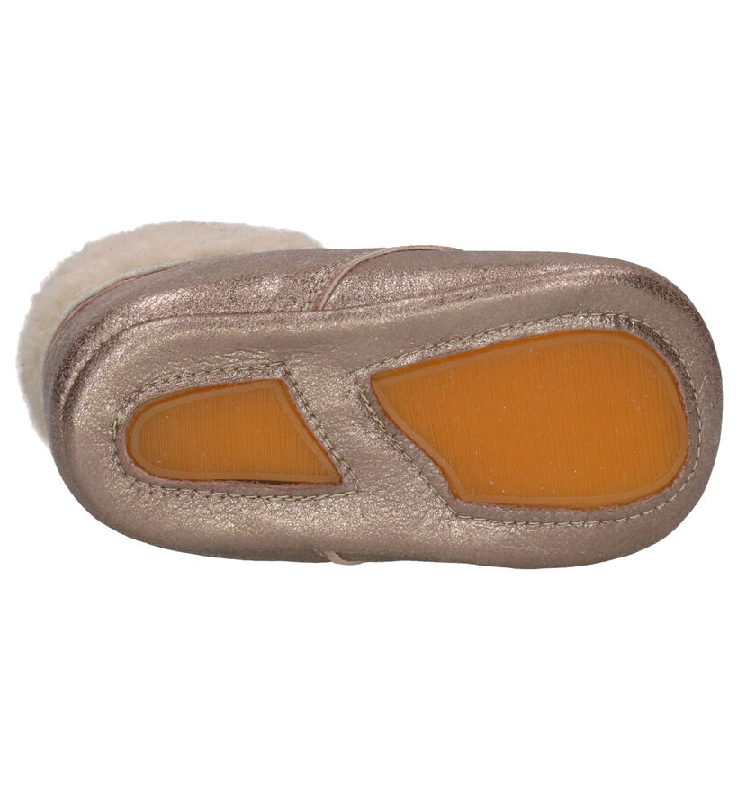 Beberlis Chaussons pour bébé en Or rose en nubuck (258911)