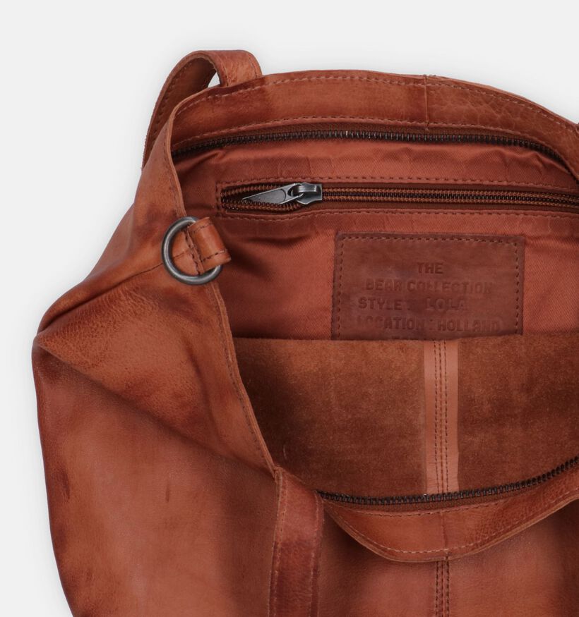 Bear Design Cognac Schoudertas voor dames (334026)