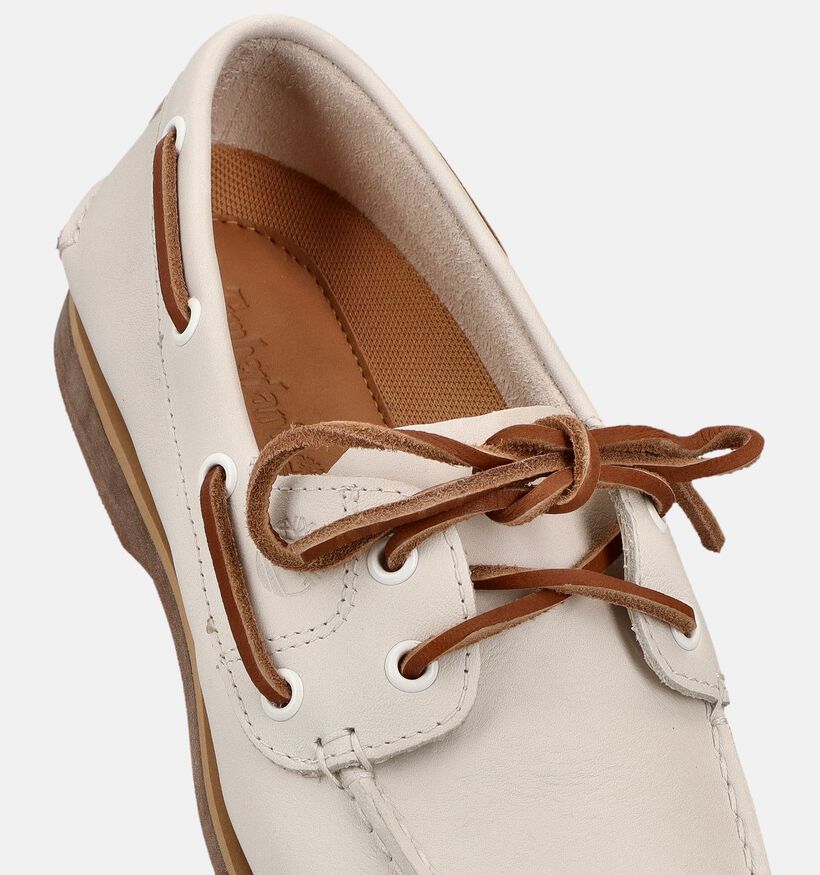 Timberland Classic Chaussures plates en Blanc pour femmes (369107) - pour semelles orthop&eacute;diques