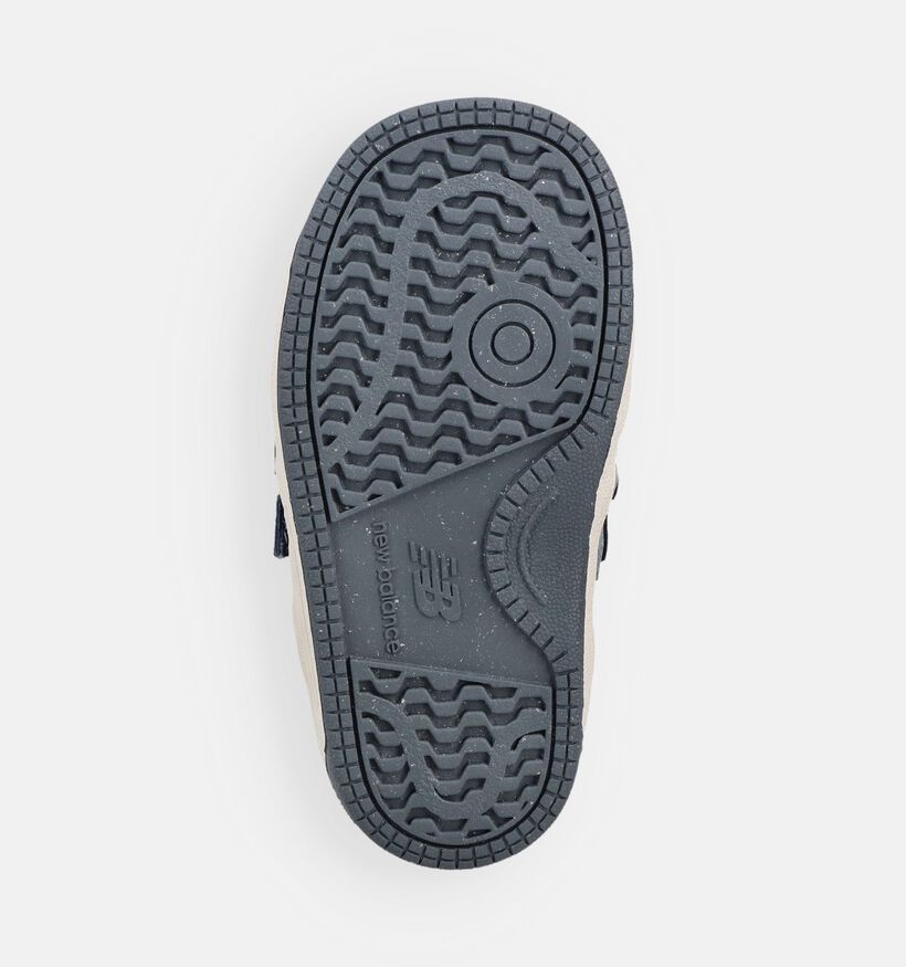 New Balance 480 Baskets en Bleu fonc&eacute;/Blanc pour gar&ccedil;ons (366228) - pour semelles orthop&eacute;diques