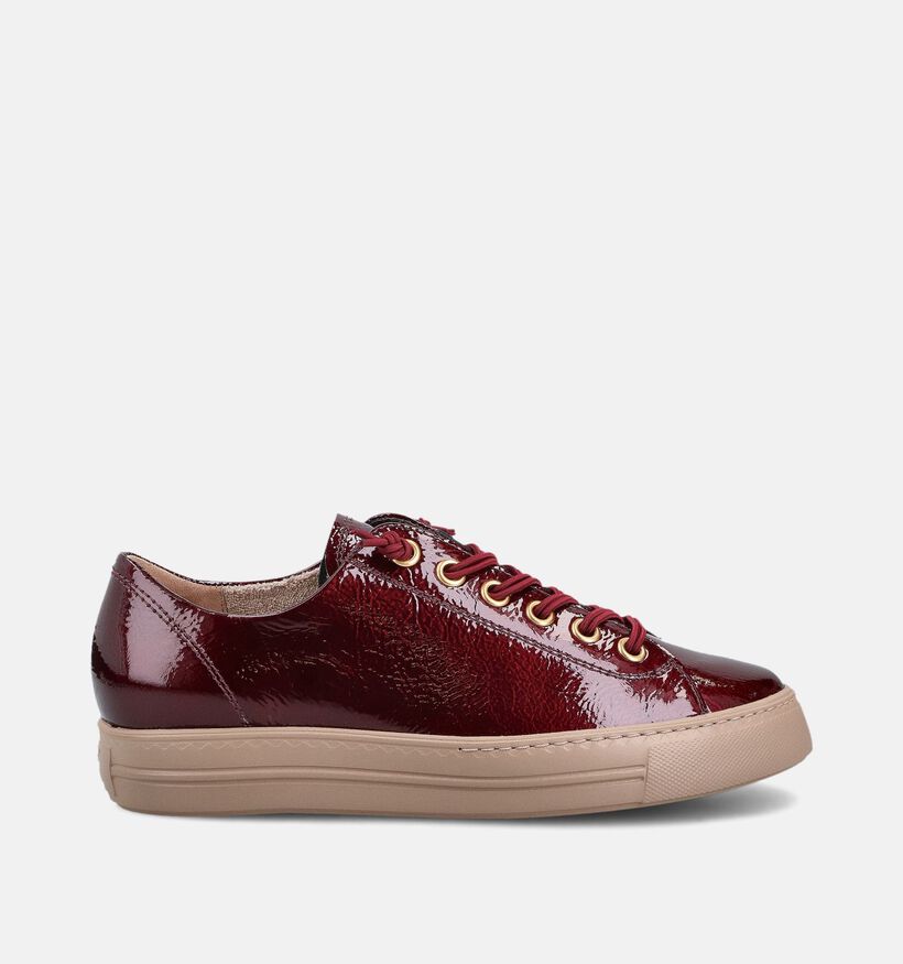 Paul Green Bordeaux Veterschoenen voor dames (373952) - geschikt voor steunzolen