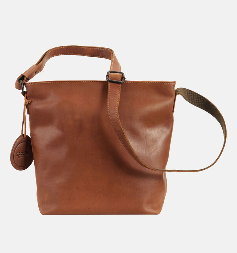 Saccoo Laurito Sac porté croisé en Cognac pour femmes (358337)
