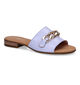 Comfort Nu-pieds plates en Violet clair (Lilas) pour femmes (306179)