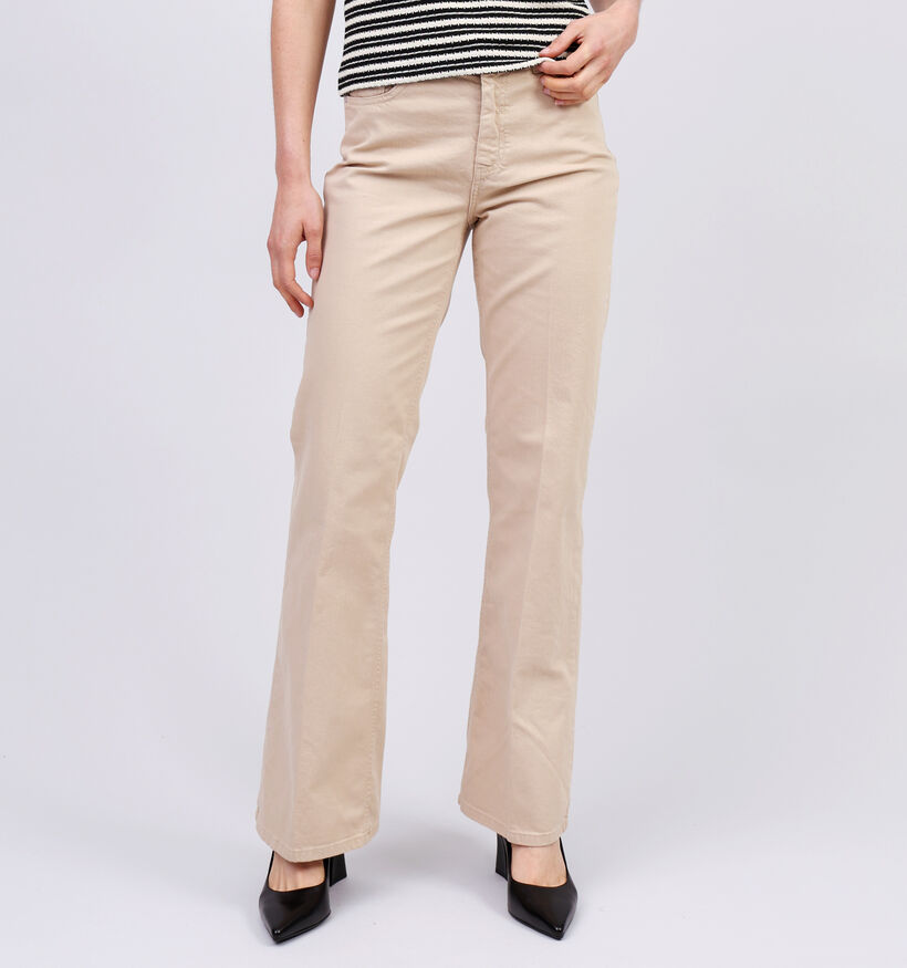 Expresso Beige Wijde broek voor dames (356878)