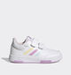 adidas Tensaur Sport 2.0 Witte Sneakers voor meisjes (350224)