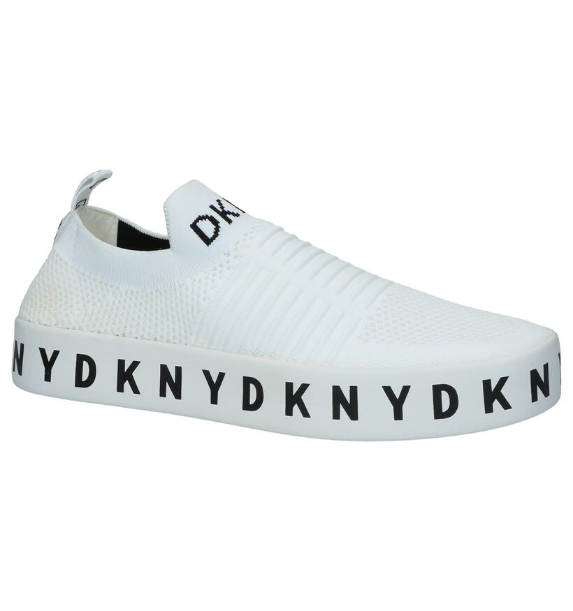 DKNY Baskets slip-on en Blanc en textile (238291)