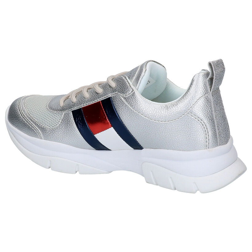 Tommy Hilfiger Zilveren Sneakers in kunstleer (266559)