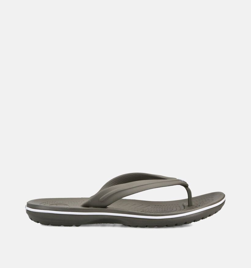 Crocs Crocband Tongs en Vert kaki pour hommes (370922)