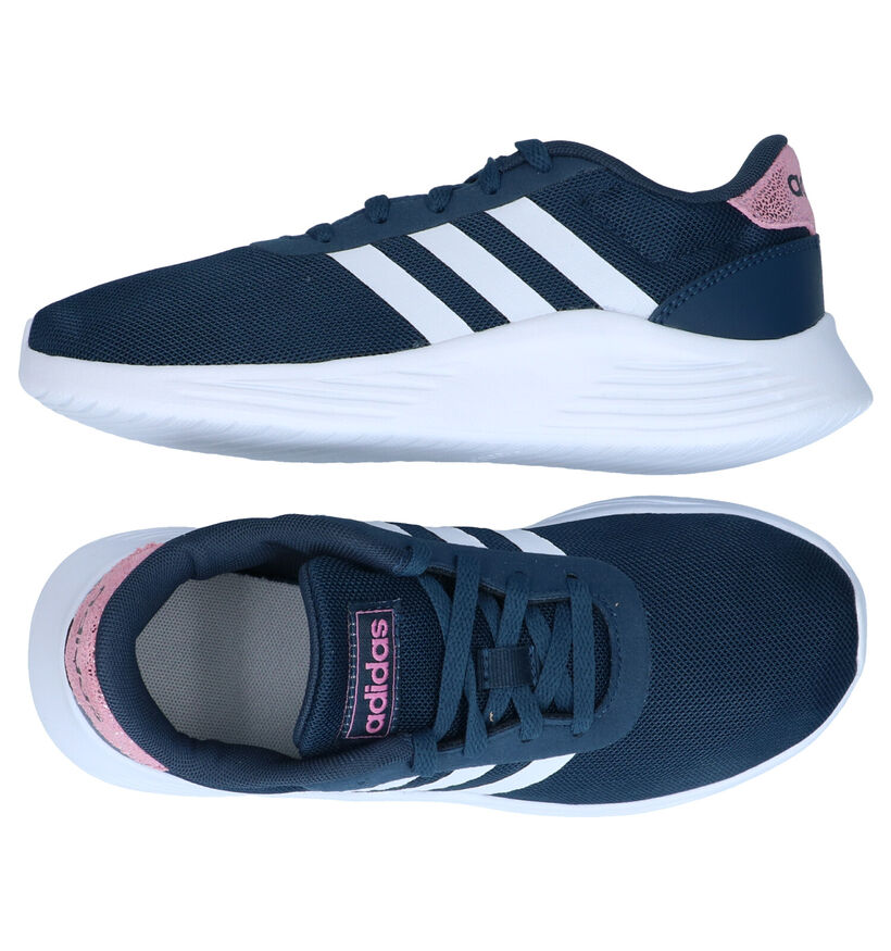 adidas Lite Racer 2.0 Baskets en Rose en simili cuir (293303)