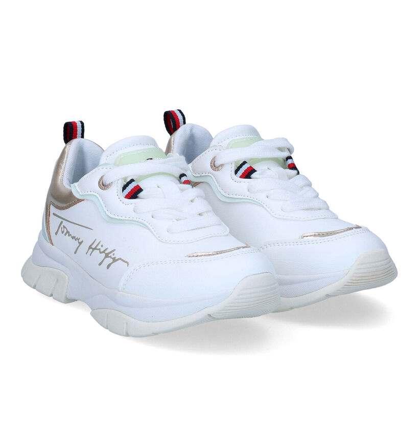 Tommy Hilfiger Witte Sneakers voor meisjes (303909) - geschikt voor steunzolen
