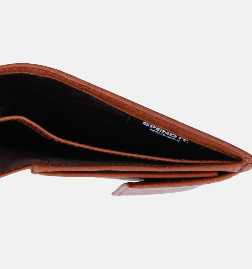 Maverick Portefeuille en Cognac pour hommes (365802)