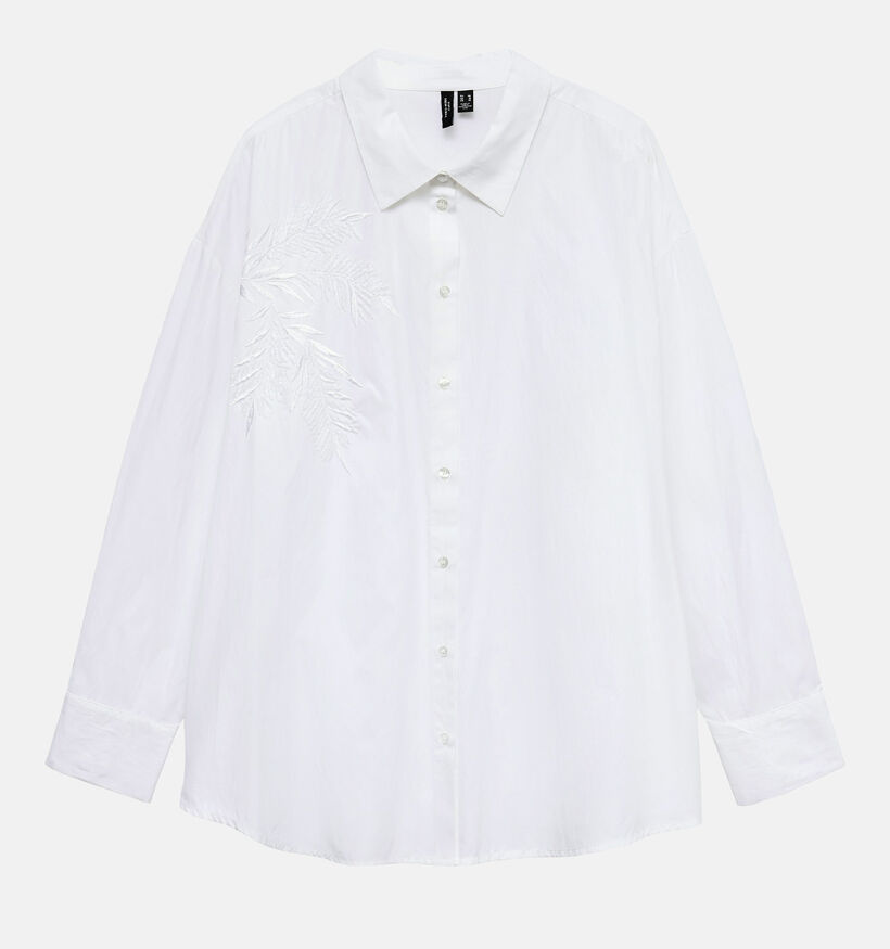 Vero Moda Curve Fanni Witte Hemd voor dames (364699)