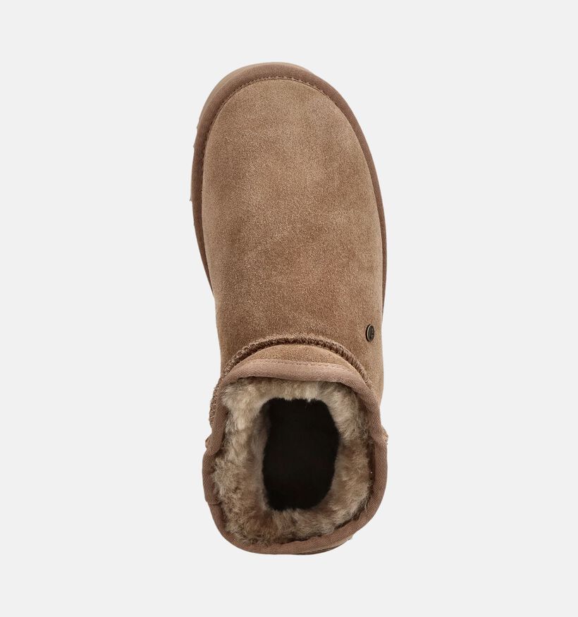 Warmbat Conner Pantoufles ferm&eacute;es en Cognac pour hommes (379305)