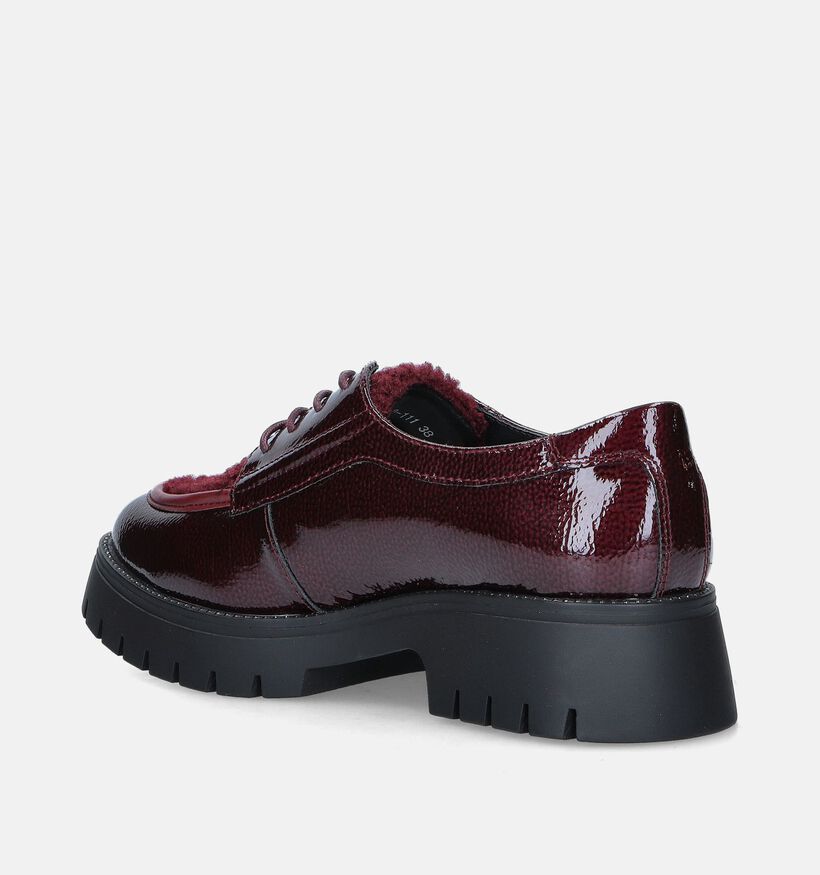 Regarde Le Ciel Laticia-01 Bordeaux Chunky Veterchoenen voor dames (347264)