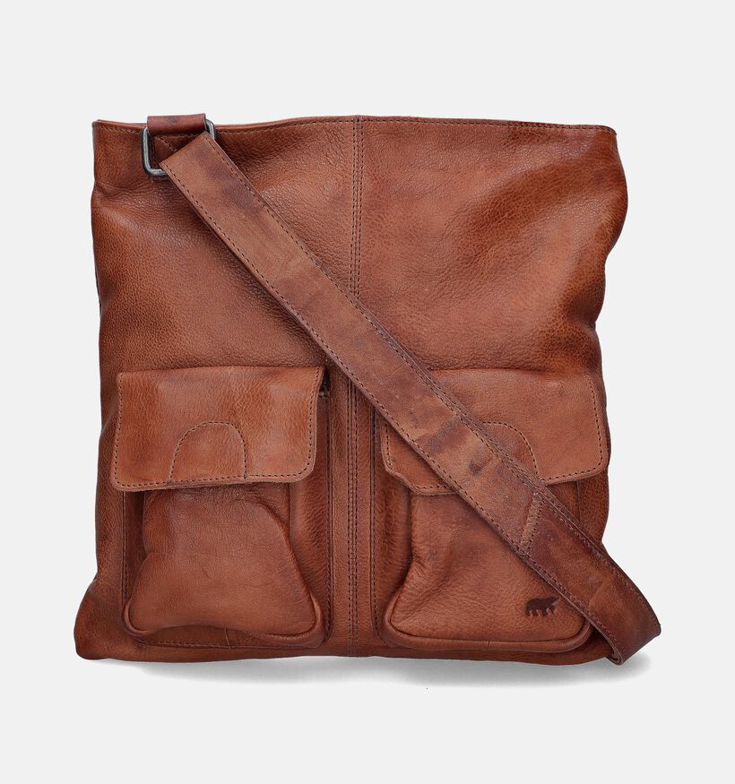 Bear Design Cognac Crossbody tas voor dames (358910)