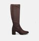 Marco Tozzi Bottes hautes en Brun foncé pour femmes (365021)
